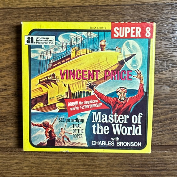 1961 Ken Films ~ Super 8mm “Vincent Price In Master Of The World“ W/ Box